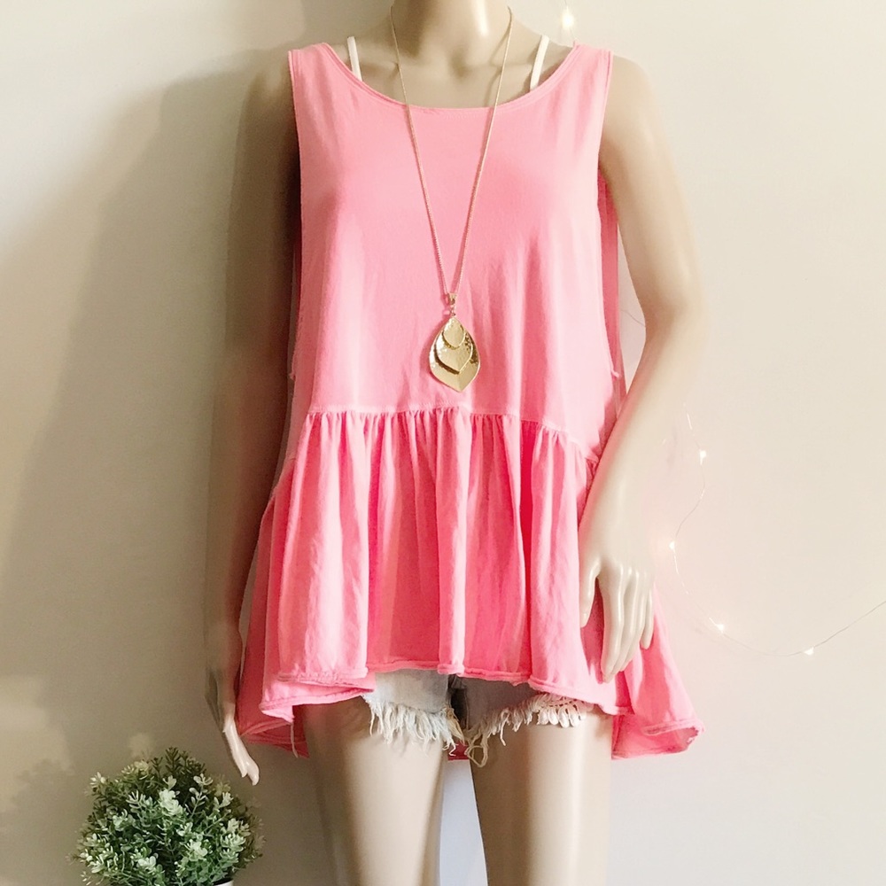 SOLD ✨HP✨ Free People Cantina Ruffle Tank (M)